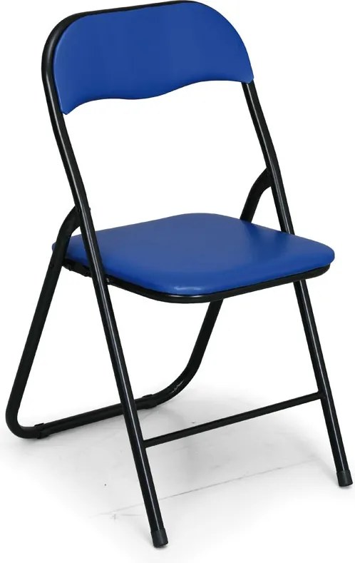 Składane krzesła konferencyjne BRIEFING, 6 szt., niebieske