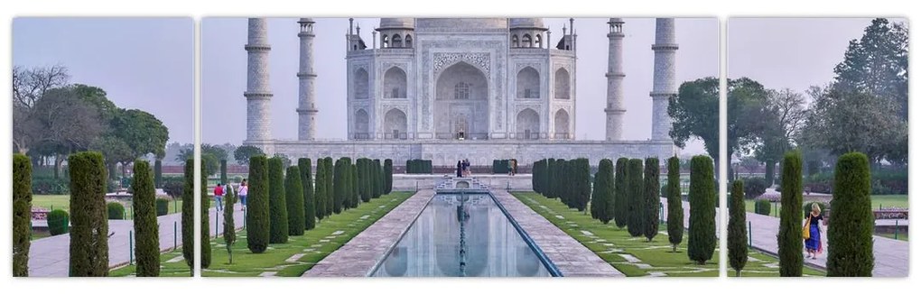 Obraz - Taj Mahal o wschodzie słońca (170x50 cm)