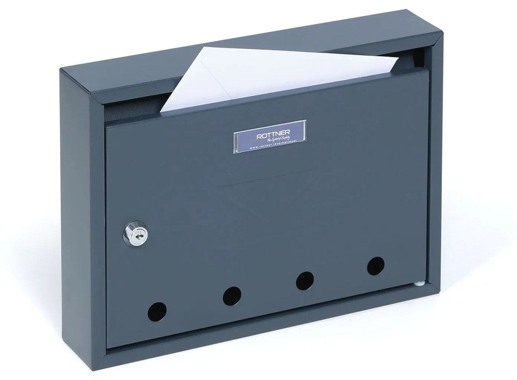 Skrzynka pocztowa odpowiednia do montażu IMOLA, antracytowa