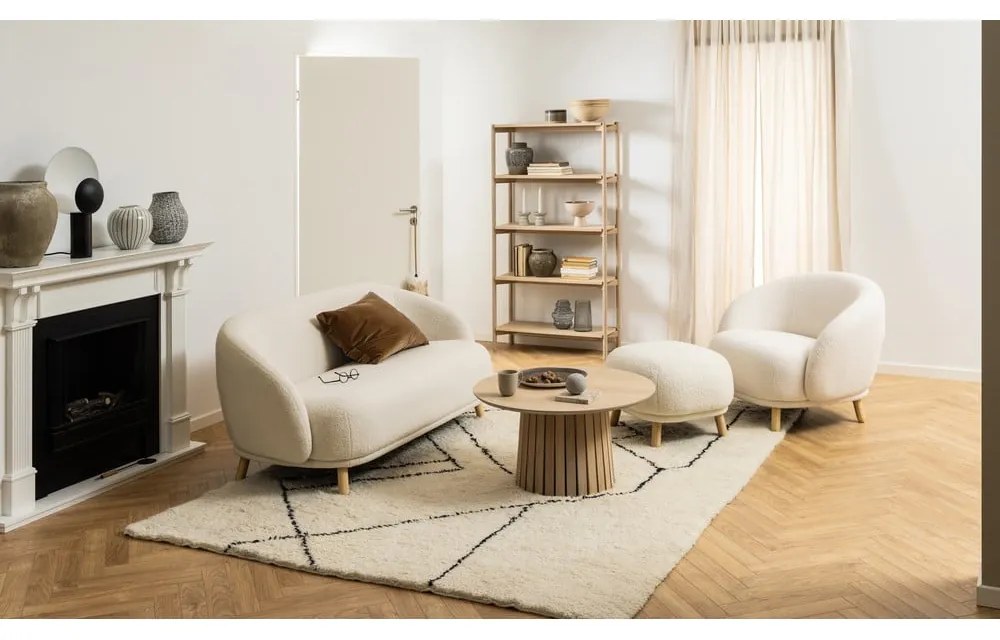 Regał w dekorze dębu w naturalnym kolorze 86x160x30 cm Braidwood – Actona