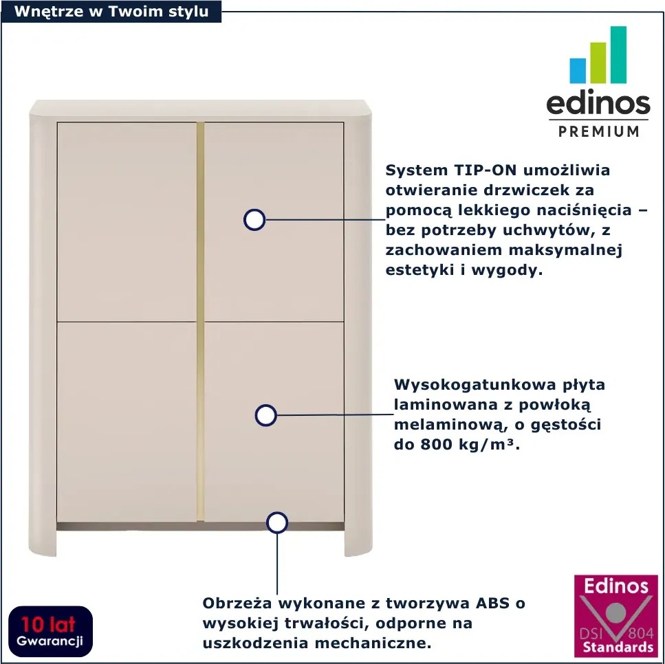 Kaszmirowa komoda z półkam M1-G99