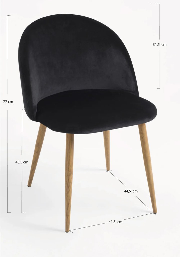 Silla Vint Terciopelo