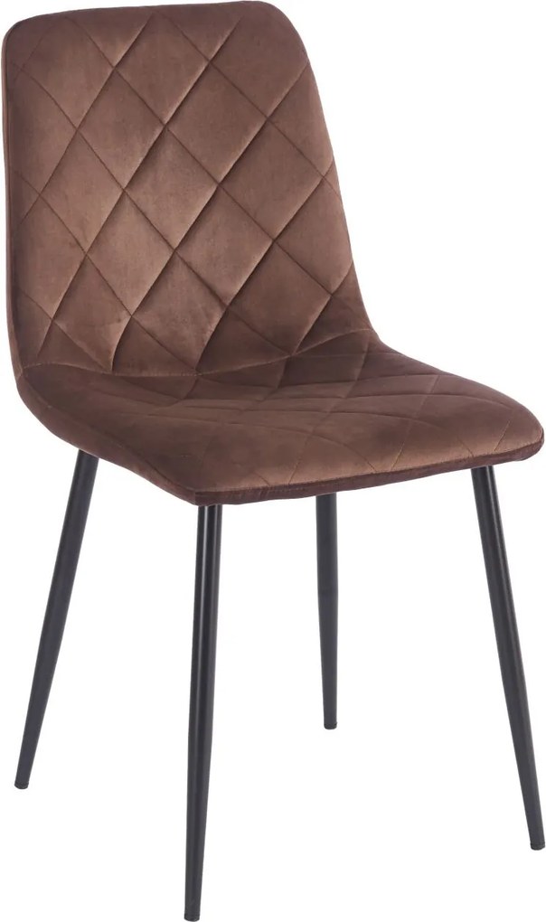 Aksamitne krzesło do jadalni K6-FX, tkanina velvet