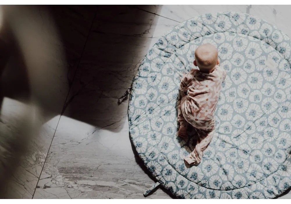 Niebieska mata do zabawy dla dzieci Denim Lions – Malomi Kids