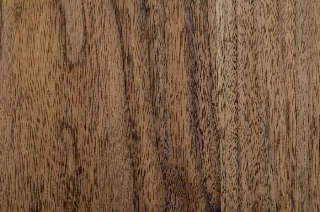 Fornirowany stół na drucianej podstawie Glam Walnut 110