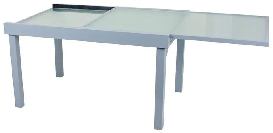 Stół ogrodowy ze szklanym blatem 90x135 cm Lola – Garden Pleasure