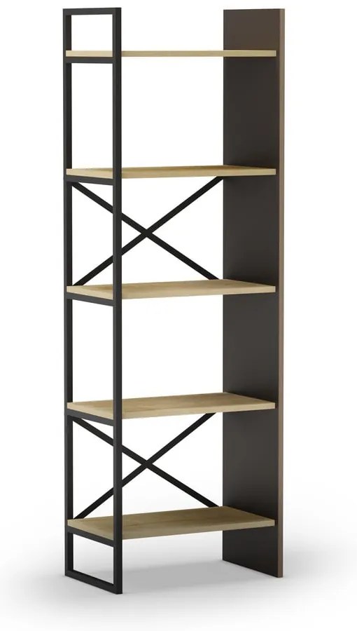 Regał w dekorze dębu 58x175 cm Ara – Marckeric