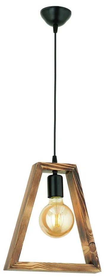 Lampa wisząca z drewna grabu Geometrik Triangle