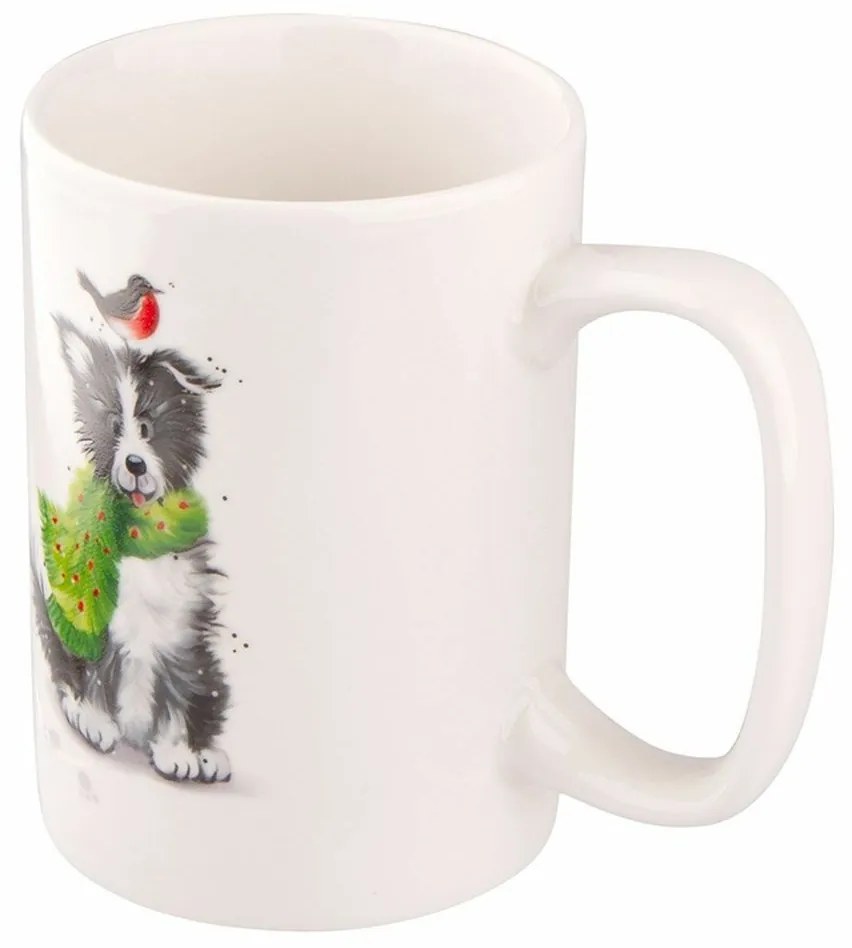 Altom Kubek porcelanowy Xmas Dog B, 300 ml