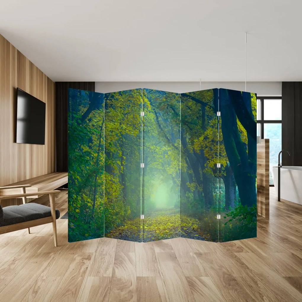 Parawan - Ścieżka wysadzana drzewami (210x170 cm)