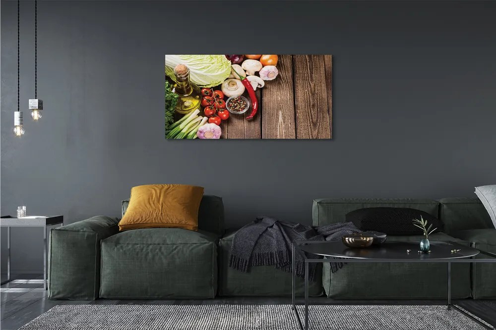 Obraz drukowany na płótnie Klasyczne Składniki Kuchni