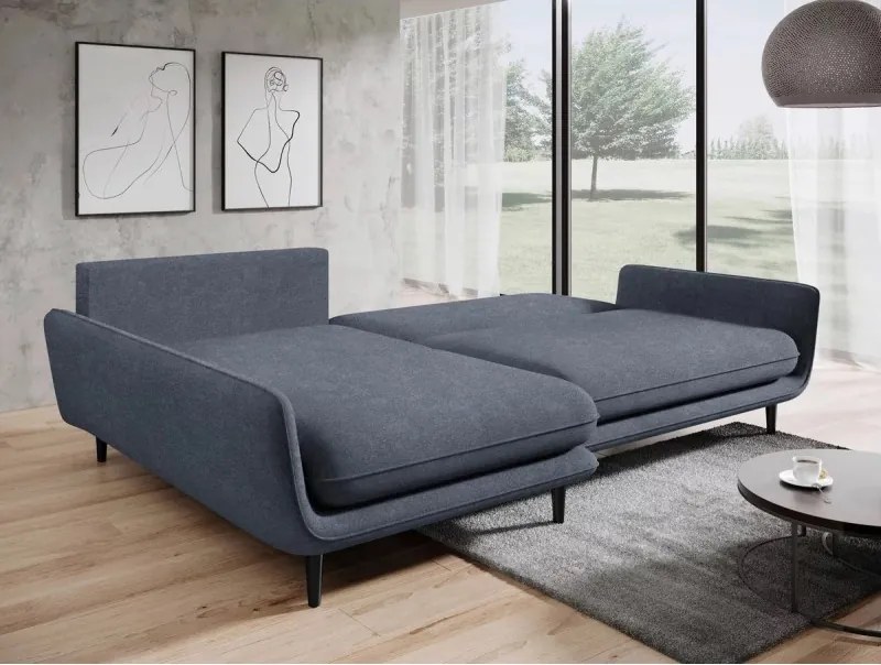 Narożnik SOLANO funkcja spania pojemnik poduszki WERSAL