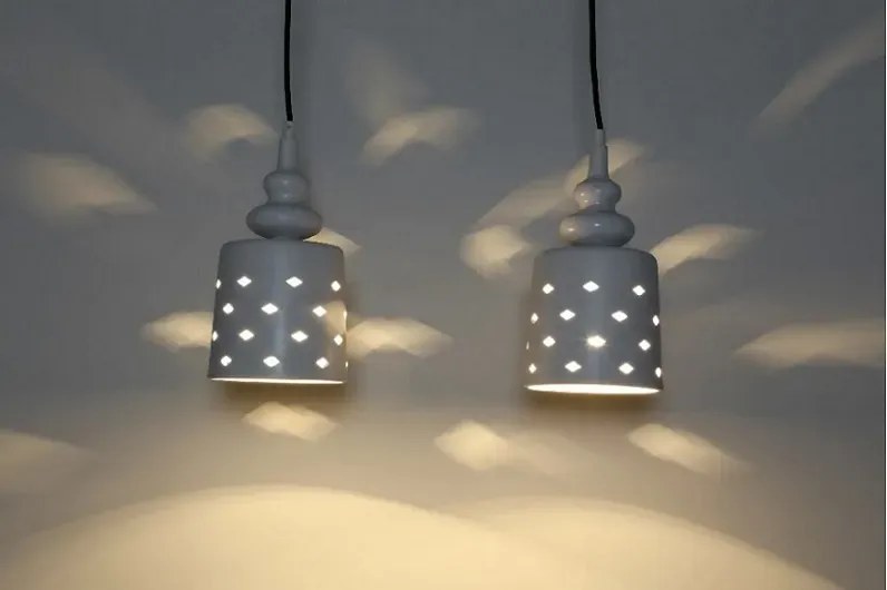 Podwójna lampa wisząca na listwie - V154 S0-R70
