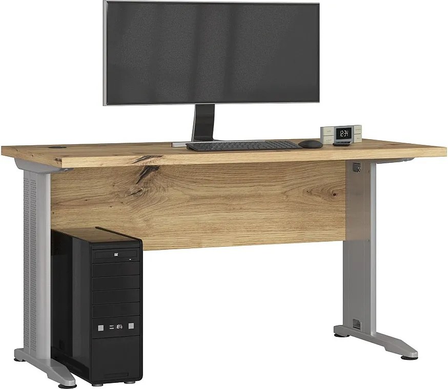 Biurko AKORD BM135 Dąb Artisan 135 cm kolor Dąb Artisan mat 135x60x76 cm