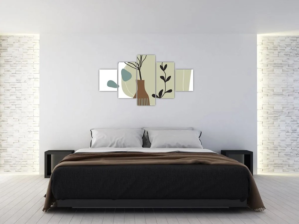 Obraz - Kwiaty w wazonie N⁰2 (125x70 cm)