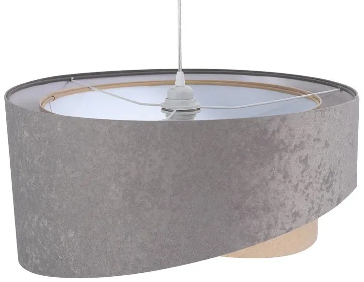 Szaro-biała lampa wisząca nad stół - EX987 T0-E35