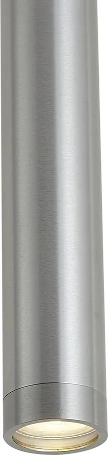 Designerska lampa wisząca Gunmetal GU10 50mm IP44 - Tuba