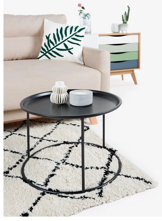 Beżowa sofa rozkładana Bonami Selection Pop