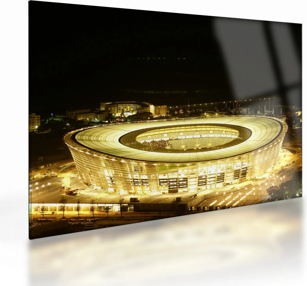 Obraz na szkle - stadion piłkarski (70x50 cm)