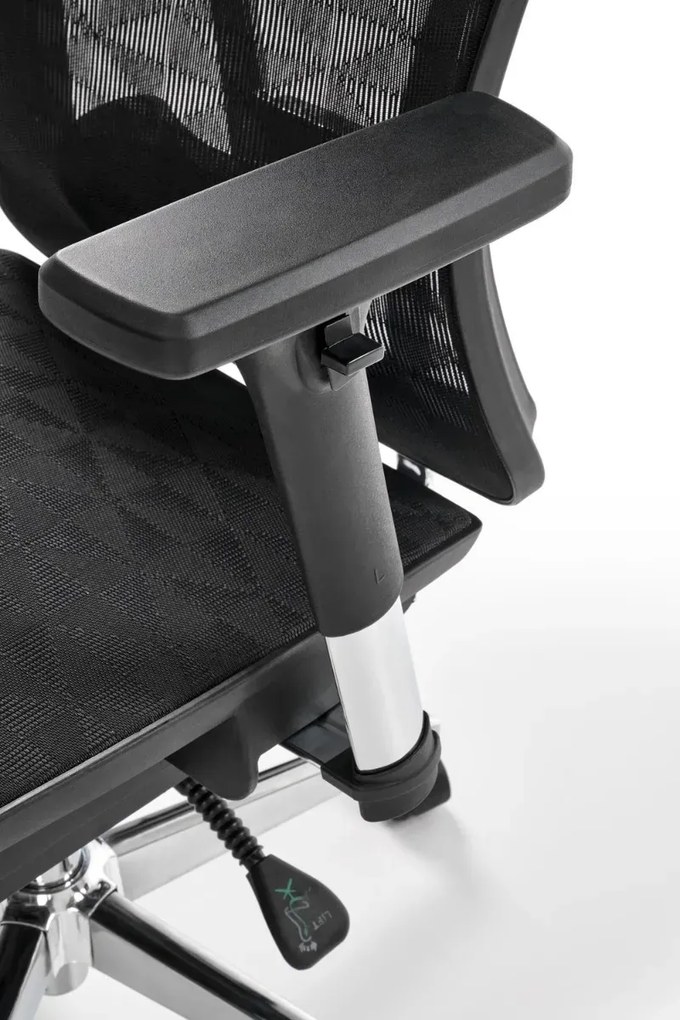 Fotel biurowy VIXEN czarny ergonomiczny HALMAR