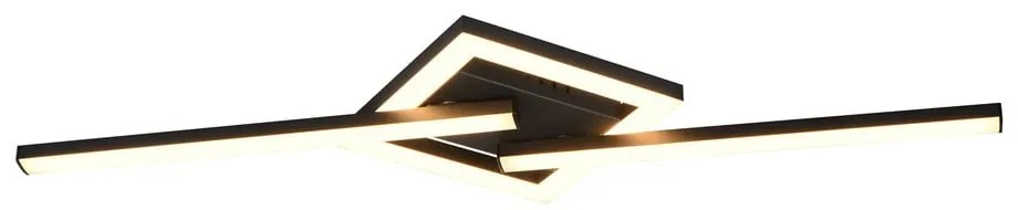 Czarna lampa sufitowa LED 16x54 cm Viale – Trio