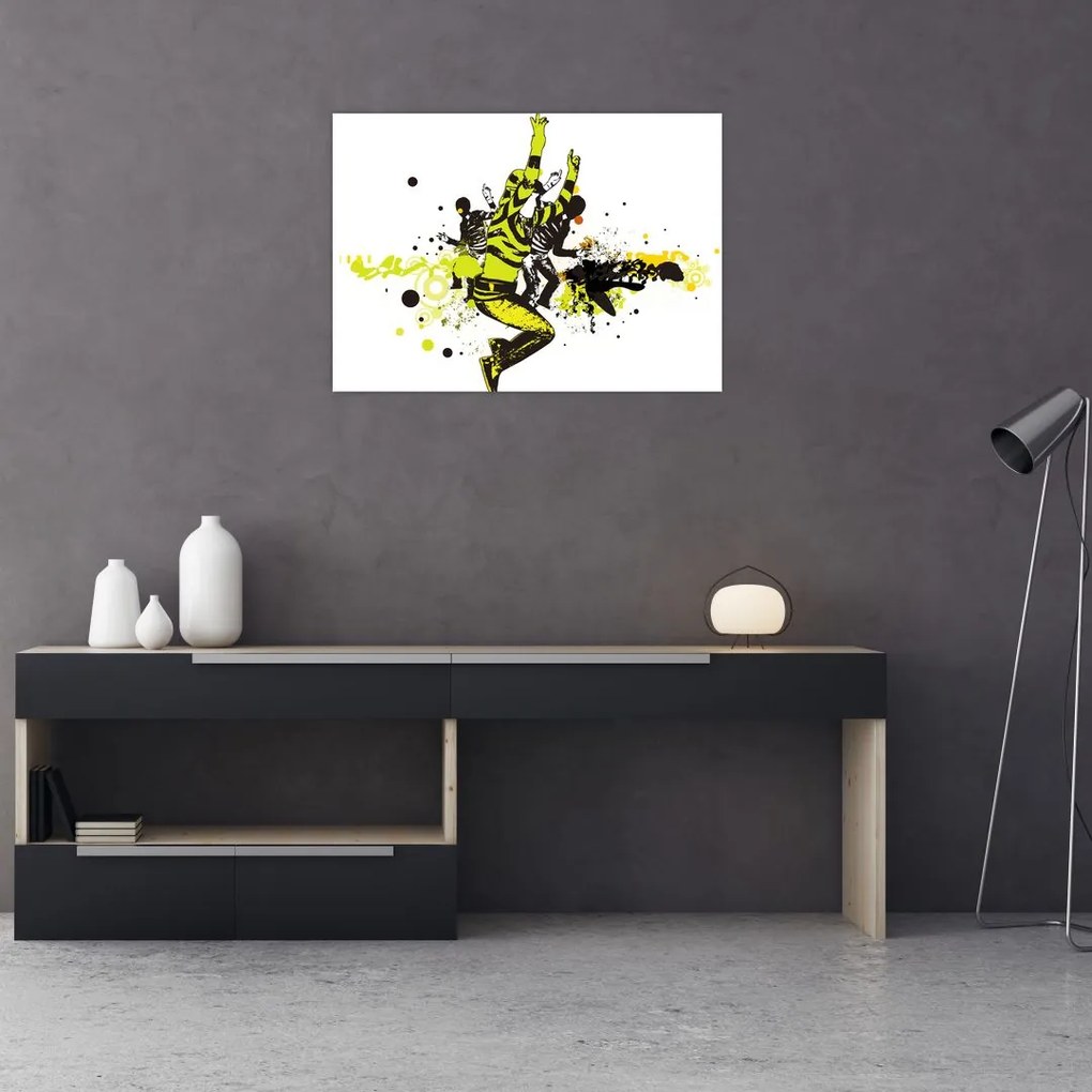 Obraz na szkle - Street dance (70x50 cm)
