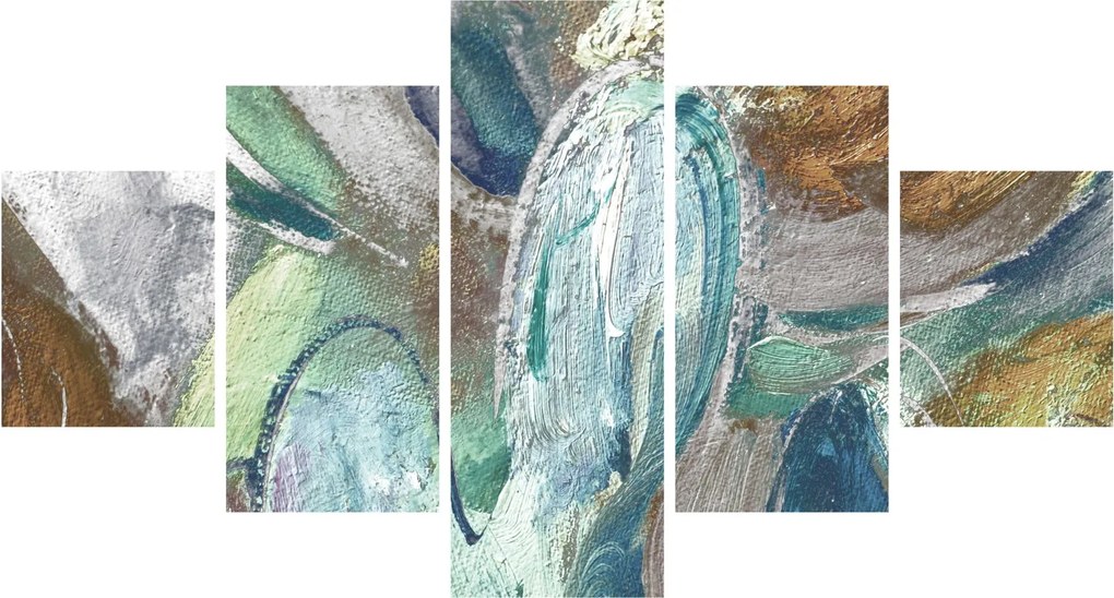 Obraz - Abstrakcyjny obraz postaci (125x70 cm)