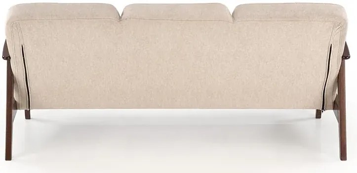 Beżowa trzyosobowa sofa w stylu vintage H6-M11