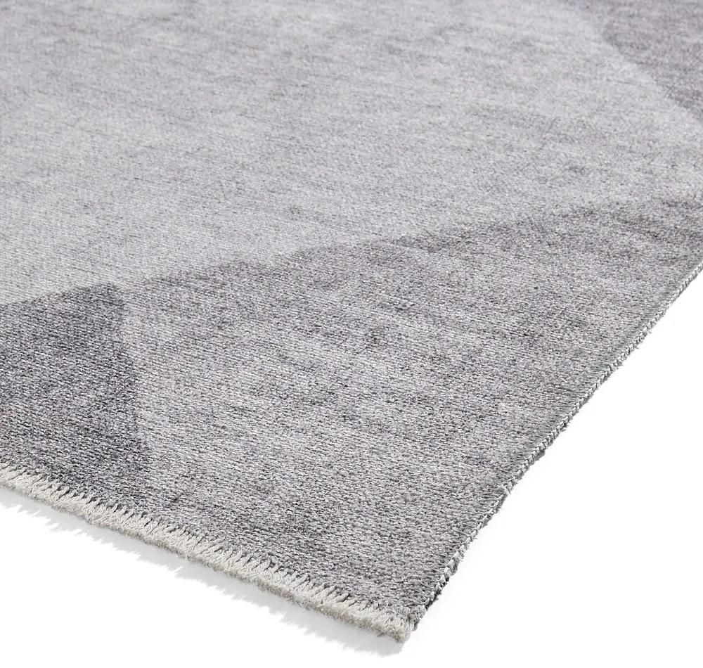 Jasnoszary dywan z mieszanki bawełny odpowiedni do prania 152x230 cm Whisper – Think Rugs