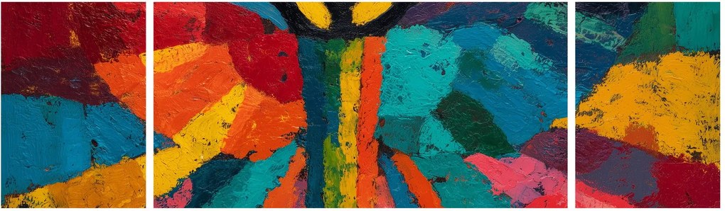 Obraz - Malowany anioł (170x50 cm)