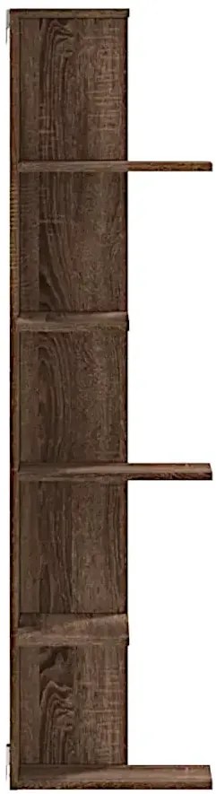 Elegancka półka ścienna brązowy dąb Dąb K4-L25