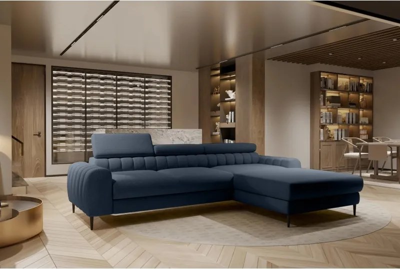 Narożnik NAVAS S z funkcją spania tkanina Promocyjna CURIO 78 WERSAL