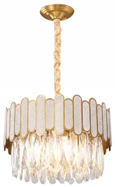 Lampa sufitowa wisząca APP1746-4CP 40 cm Złota