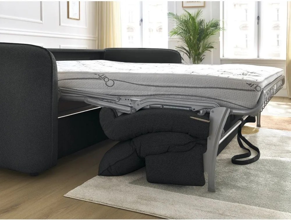 Czarna sofa 216 cm Achille – Bobochic Paris