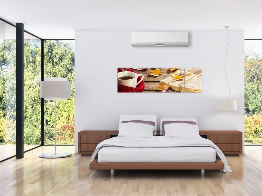 Obraz - Jesienna filiżanka herbaty (170x50 cm)