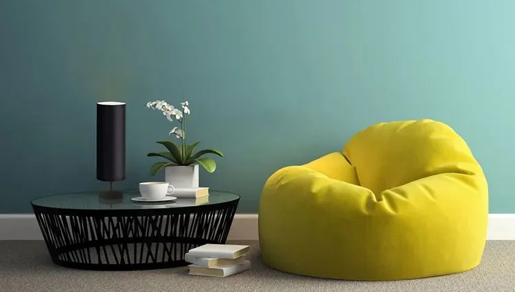 Designerska lampka nocna na złotym stelażu - T6-W15