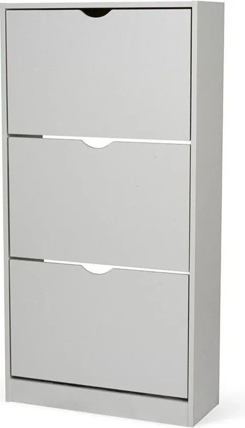 Szara uchylna szafka na buty 60x118x24 cm Stelo – Bonami Essentials