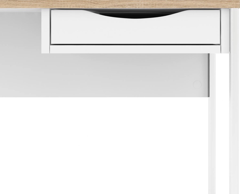 Białe biurko z szufladą Function Plus 1S