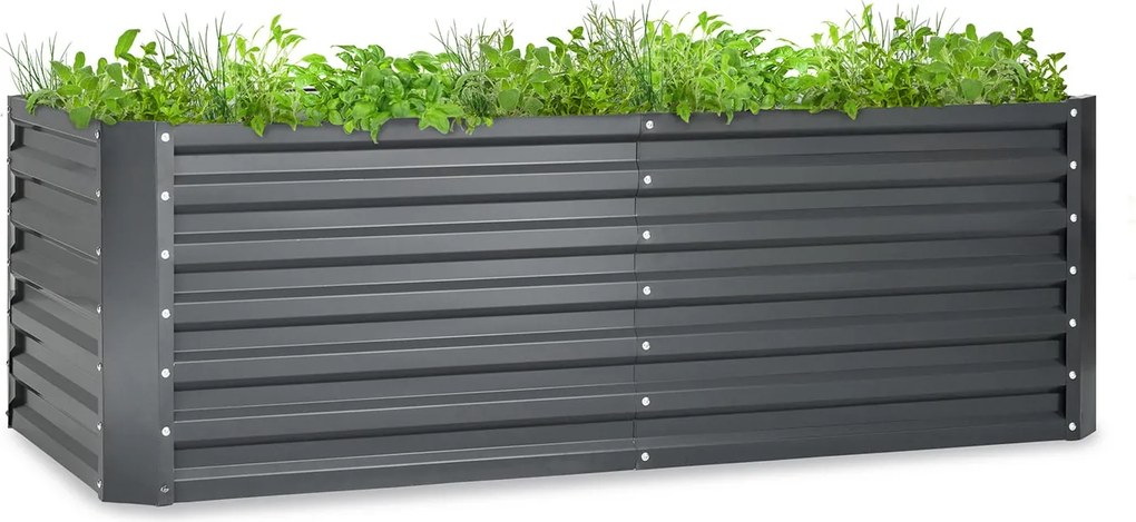 Blumfeldt Terrabox 180x90x60 cm Skrzynia na warzywa Antracyt