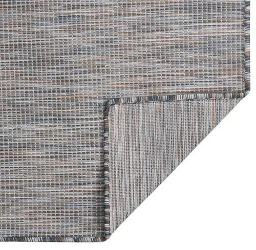 Brązowo-niebieski zewnętrzny dywan 120x170 F2-N69