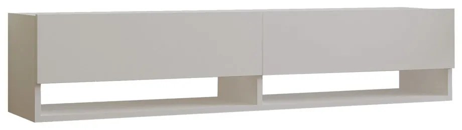 Biała szafka pod TV 141x31x30 cm Arges – Kalune Design