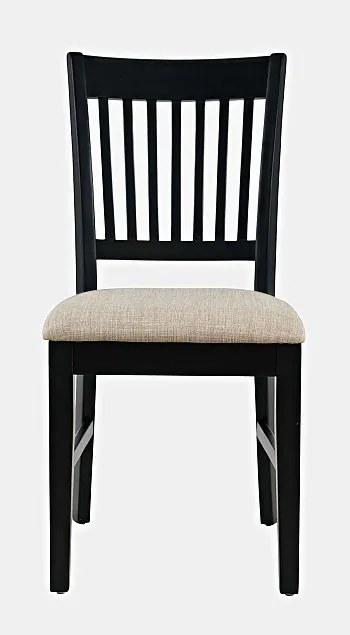 Krzesło czarne kremowe Avola AV275-370 46x94x53,5 cm