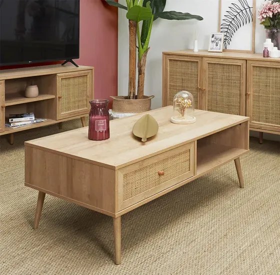 Stolik kawowy w stylu boho do salonu Z6-L88