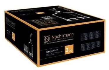 Zestaw karafki i 2 szklanek do whisky ze szkła kryształowego Nachtmann Aspen