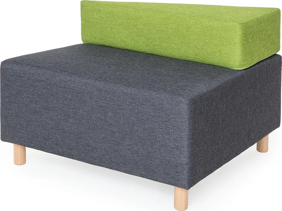 Sofa modułowa z oparciem do szkoły ZigZag