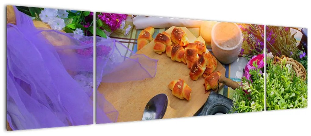 Obraz - letni piknik (170x50 cm)