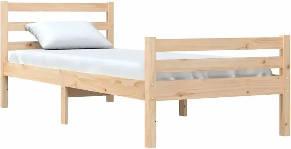 Pojedyncze łóżko z naturalnej sosny 90x200 R4-E48