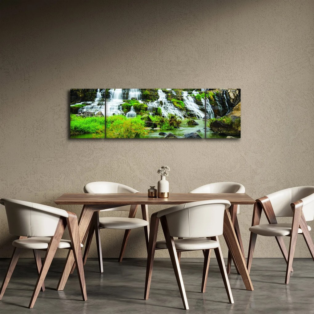Obraz - wodospady (170x50 cm)