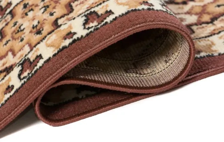 Brązowy dywan boho H7-T22