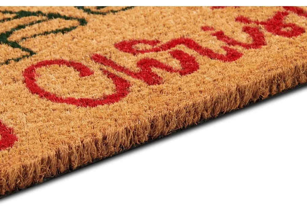 Wycieraczka z włókna kokosowego ze świątecznym motywem 40x70 cm Merry Christmas – Hanse Home